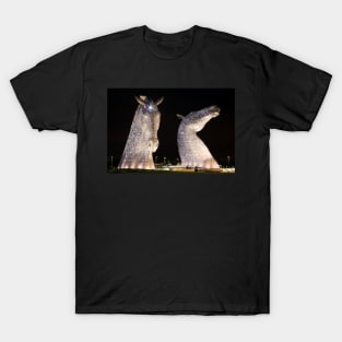 The Kelpies at night T-Shirt